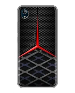 Чохол для Vivo Y91C з картинкою «Mercedes Carbon Grid»