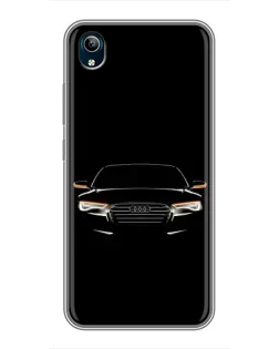 Чехол для Vivo Y91C с картинкой «Audi — ночной контур»