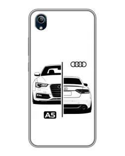 Чехол для Vivo Y91C с картинкой «Audi — контрастный дизайн»