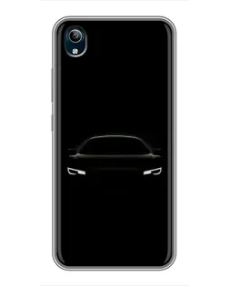Чехол для Vivo Y91C с картинкой «Взгляд Audi в темноте»