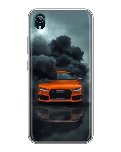 Чехол для Vivo Y91C с картинкой «Audi в облаках дыма» Чехол для Vivo Y91C с картинкой «Audi в облаках дыма»