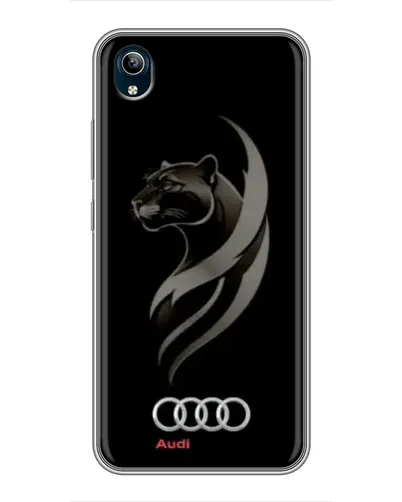 Чехол для Vivo Y91C с картинкой «Графика — пантера и Audi» Чехол для Vivo Y91C с картинкой «Графика — пантера и Audi»