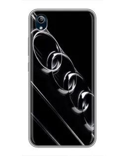 Чехол для Vivo Y91C с картинкой «Audi — абстрактные кольца»