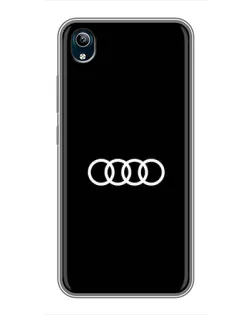 Чехол для Vivo Y91C с картинкой «Audi White Logo»