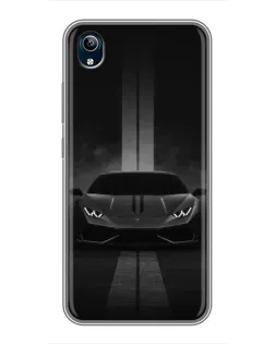 Чехол для Vivo Y91C с картинкой «Lamborghini симметрия дорог»