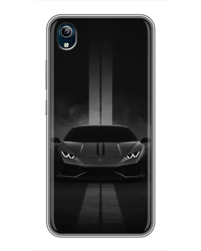 Чехол для Vivo Y91C с картинкой «Lamborghini симметрия дорог»