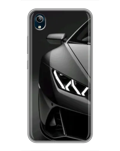 Чехол для Vivo Y91C с картинкой «Lamborghini фары детализация»