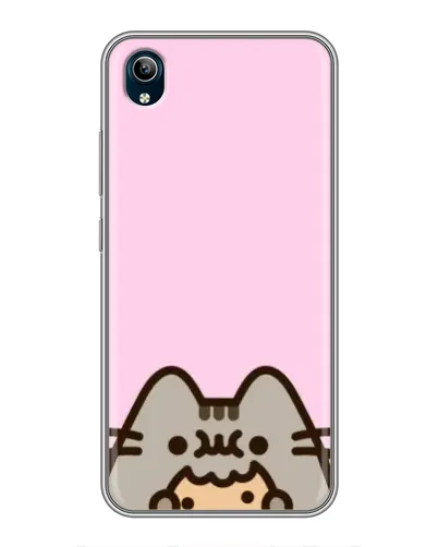 Чехол для Vivo Y91C с картинкой «Pusheen и печенье» Чехол для Vivo Y91C с картинкой «Pusheen и печенье»