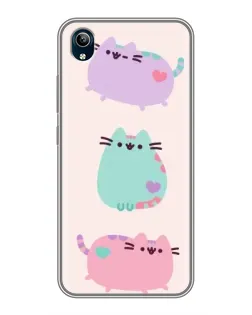 Чехол для Vivo Y91C с картинкой «Pusheen трио» Чехол для Vivo Y91C с картинкой «Pusheen трио»