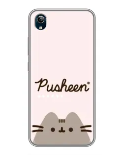Чехол для Vivo Y91C с картинкой «Pusheen логотип»