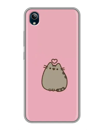 Чехол для Vivo Y91C с картинкой «Pusheen сердце» Чехол для Vivo Y91C с картинкой «Pusheen сердце»
