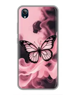 Чехол для Vivo Y91C с картинкой «Бабочка в дыму» Чехол для Vivo Y91C с картинкой «Бабочка в дыму»
