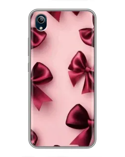 Чехол для Vivo Y91C с картинкой «Бордовый атлас»