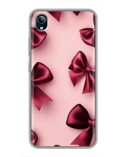 Чехол для Vivo Y91C с картинкой «Бордовый атлас»