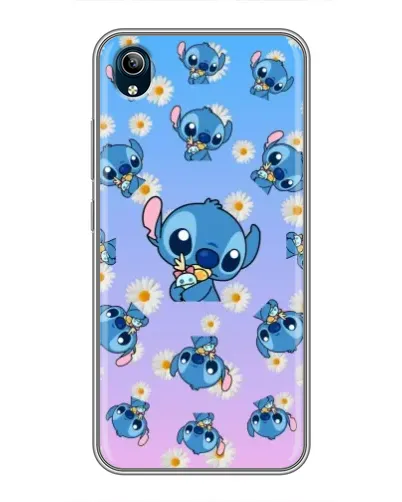 Чехол для Vivo Y91C с картинкой «Паттерн со Стичем»