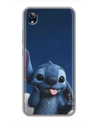 Чехол для Vivo Y91C с картинкой «Стич в облаках»