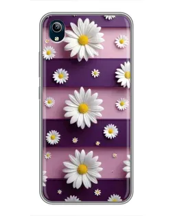 Чохол для Vivo Y91C з картинкою «Ромашки на фіолетовому» Чохол для Vivo Y91C з картинкою «Ромашки на фіолетовому»