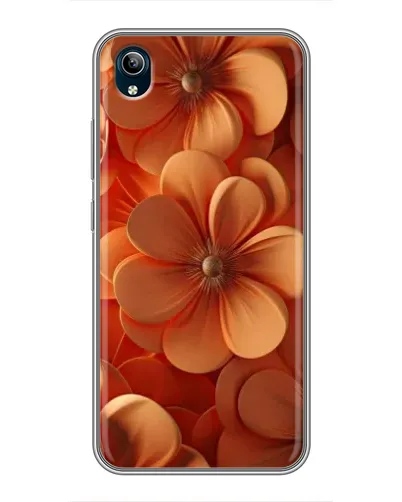 Чохол для Vivo Y91C з картинкою «Помаранчева макро квітка»