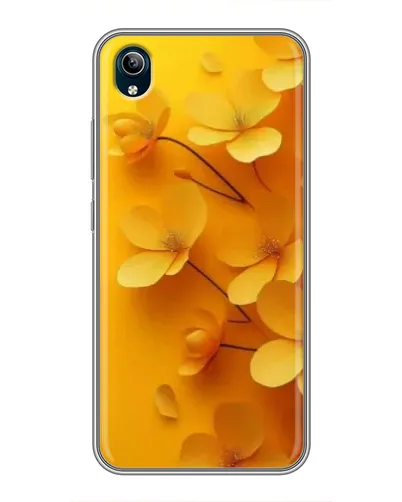 Чохол для Vivo Y91C з картинкою «Золоті пелюстки»