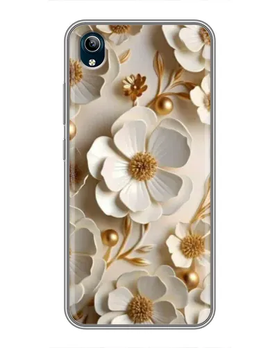 Чохол для Vivo Y91C з картинкою «Білі паперові квіти»
