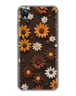 Чохол для Vivo Y91C з картинкою «Візерунок з маленьких соняшників» Чохол для Vivo Y91C з картинкою «Візерунок з маленьких соняшників»