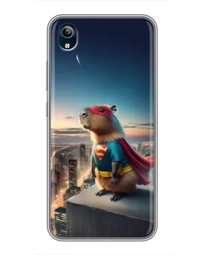 Чохол для Vivo Y91C з картинкою «Капі-мен супергерой»
