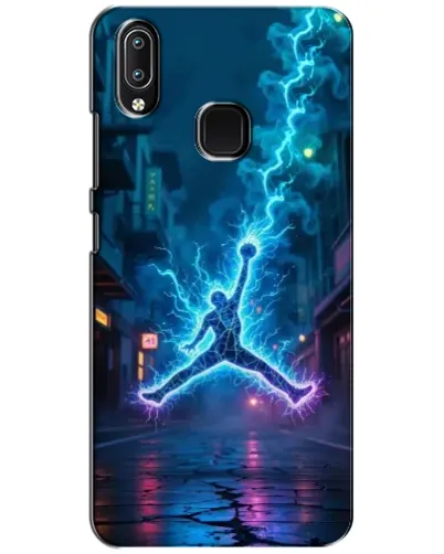 Чехол для Vivo Y93 Lite с картинкой «Jordan Gold Jumpman»