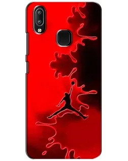 Чехол для Vivo Y93 Lite с картинкой «Jordan Red Smoke»