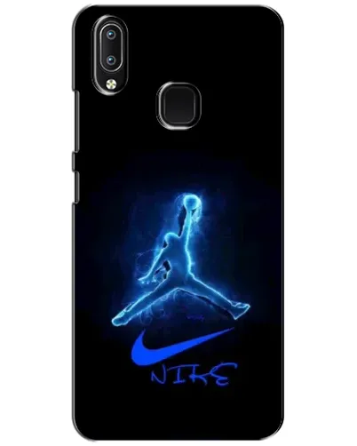 Чехол для Vivo Y93 Lite с картинкой «Jordan Neon Blue»