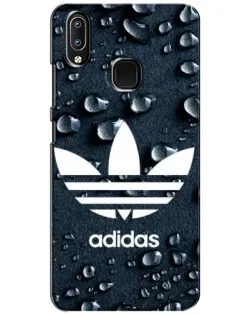 Чехол для Vivo Y93 Lite с картинкой «Adidas Trefoil Blue»