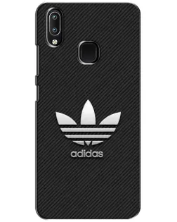 Чехол для Vivo Y93 Lite с картинкой «Adidas Карбоновая текстура»