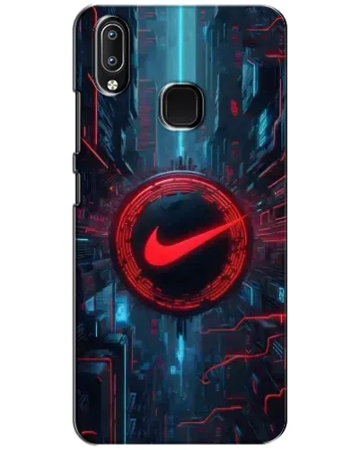 Чехол для Vivo Y93 Lite с картинкой «Техногенный стиль Nike»