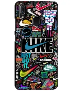 Чохол для Vivo Y93 Lite з картинкою «Яскравий колаж Nike»