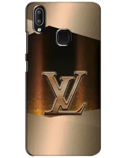 Чехол для Vivo Y93 Lite с картинкой «LV — золотое сияние»