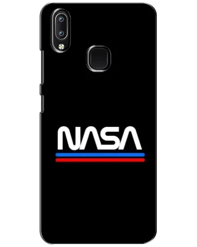 Чехол для Vivo Y93 Lite с картинкой «NASA — классика Red Blue»
