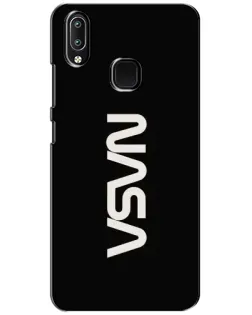 Чехол для Vivo Y93 Lite с картинкой «NASA — вертикальный логотип»
