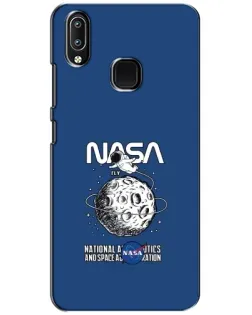 Чехол для Vivo Y93 Lite с картинкой «NASA — лунная миссия»