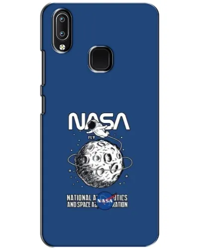 Чехол для Vivo Y93 Lite с картинкой «NASA — лунная миссия»