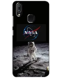 Чехол для Vivo Y93 Lite с картинкой «Астронавт на Луне»
