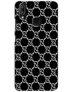 Чехол для Vivo Y93 Lite с картинкой «Gucci — сетчатый паттерн»