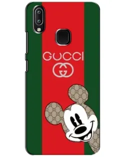 Чехол для Vivo Y93 Lite с картинкой «Gucci — полосы и Микки»