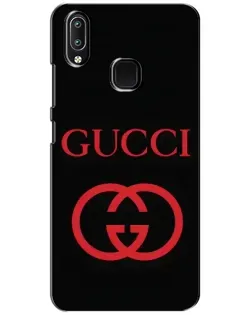 Чехол для Vivo Y93 Lite с картинкой «Gucci — красный логотип»