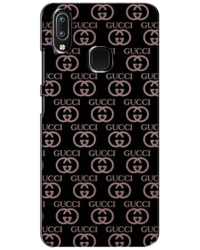 Чехол для Vivo Y93 Lite с картинкой «Классическая монограмма Gucci»