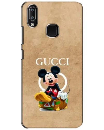 Чехол для Vivo Y93 Lite с картинкой «Микки Маус Gucci — крафт»