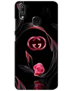 Чехол для Vivo Y93 Lite с картинкой «Gucci — неоновая роза»