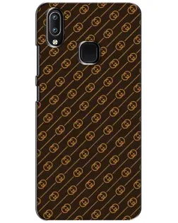 Чехол для Vivo Y93 Lite с картинкой «Gucci — золотые диагонали»