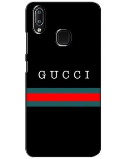 Чехол для Vivo Y93 Lite с картинкой «Gucci — красный пояс»