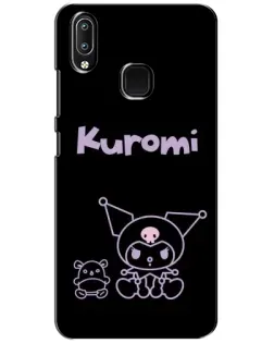 Чехол для Vivo Y93 Lite с картинкой «Kuromi — черный минимализм» Чехол для Vivo Y93 Lite с картинкой «Kuromi — черный минимализм»