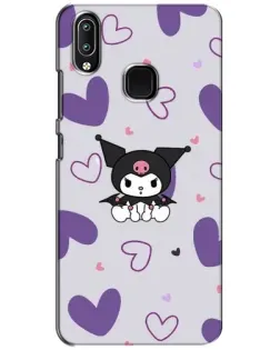 Чехол для Vivo Y93 Lite с картинкой «Kuromi и лавандовые сердца» Чехол для Vivo Y93 Lite с картинкой «Kuromi и лавандовые сердца»