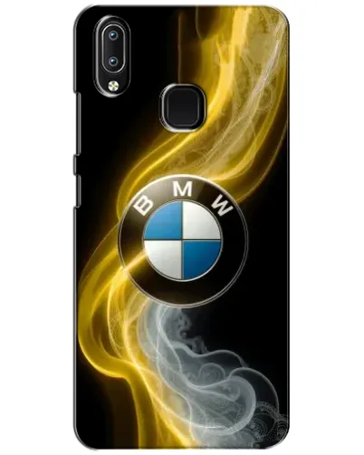 Чехол для Vivo Y93 Lite с картинкой «Золотистый дым BMW»